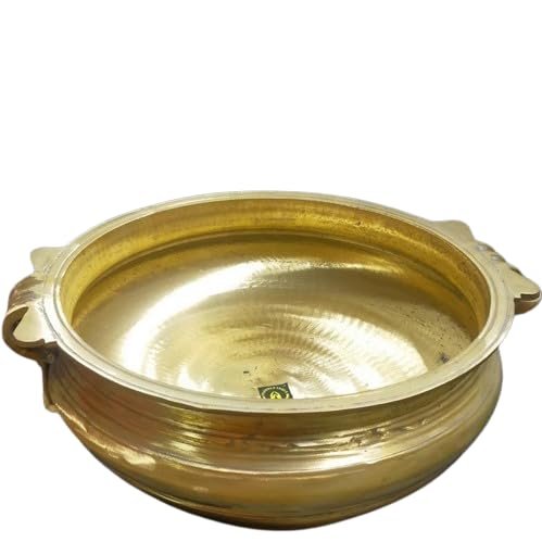 PROUDLY INDIA 14 Inch Bronze Bell Bronze with handle-Varpu: Perfect Housewarming Gift & Indian Handicraft
