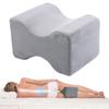Ergonomic Pillow for Sleepers Leg, Joint & Hip Pain Detachable Cover, Knee Memory Foam Cushion Spine Alignment Contoured Lower Pain Back, Eases Leg On Side for Sleeping view 1