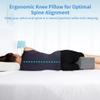 Ergonomic Pillow for Sleepers Leg, Joint & Hip Pain Detachable Cover, Knee Memory Foam Cushion Spine Alignment Contoured Lower Pain Back, Eases Leg On Side for Sleeping view 2