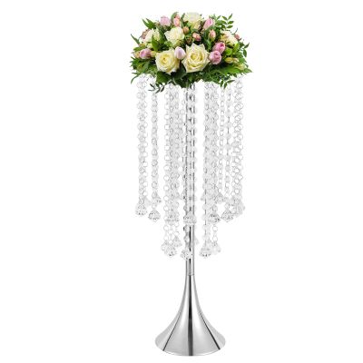 10Pcs Flower Stand Wedding Centerpieces Luxurious Elegant Metal Flower Arrangement StandTall Metal Flower Arrangement Stand, Tabletop Flower Vase for Wedding Party Dinner Event Hotel/Home Decor