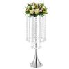 10Pcs Flower Stand Wedding Centerpieces Luxurious Elegant Metal Flower Arrangement StandTall Metal Flower Arrangement Stand, Tabletop Flower Vase for Wedding Party Dinner Event Hotel/Home Decor view 1