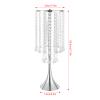 10Pcs Flower Stand Wedding Centerpieces Luxurious Elegant Metal Flower Arrangement StandTall Metal Flower Arrangement Stand, Tabletop Flower Vase for Wedding Party Dinner Event Hotel/Home Decor view 3