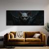 Sense Canvas Bat Gothic Gaze 45 Canvas Art - Home Decor Wall Art Print Poster Painting Small 20x8 / 1.5" view 2