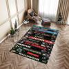 80's Nostalgic Rug, VHS Case Themed Horror Movie Room Decor, Nostalgic Retro Style Carpet, for Home Theater TV Room, Classic Horror Movies, Gift for Him, Room Decor (62X82inch//160x210Cm) view 3