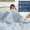 Delara 100% Eucalyptus Lyocell Tencel Fitted Sheet Set, Full 3 Piece Set, Naturally Cooling, Super Soft, Silky, Moisture-Wicking, Smooth & Breathable, Cool Sheets for Hot Sleepers view 4