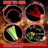 Lewtemi 426 Pcs Christmas Glow Sticks bulk with Accessories Party Favor Red Green Yellow White Xmas Sticks Star Snowman Glasses Bracelets Necklaces Party Supplies for Holiday view 3