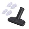 For Karcher SC Series Steam Nozzle Small Round Brushes for Karcher SC2 SC3 SC4 SC5 Steam Extension Nozzle Copper Brush(Brush Head 4Pads) view 1