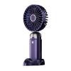RLPPBMD Portable Fan Digital Display Fan Handheld with Base Fan Office Desktop Portable Small Fan Handheld Outdoor Fan Handheld Fan(Blue) view 1