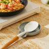 Giroflier Oscar Ceramic Spoon Rest Minimalist Drip-Free  Heat-Resistant Utensil Holder for Stove, Countertop, or Coffee Bar  Glazed Stoneware Kitchen Spoon Tray  Dishwasher Safe view 4