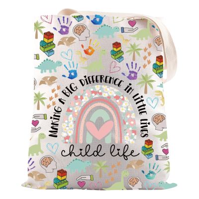 Child Life Specialist Gift Making a Difference In Little Lives Tote Bag Child Life CCLS Gift (Little Lives Child Life Tote Bag)