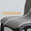 Dining Chair Set of 4 Chairs Solid Wood Legs Upholstered Kitchen Chairs PU Leather Cushion for Dining Room Living Room Kitchen Lounge view 4