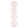LKXHarleya Aesthetic Ball Aesthetic Decorative Vase, Glass Bubble Vases Ball Bud Vase for Centerpieces, Flower Arrangement, 2.36 x 8.66 Inch, Pink view 1