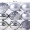 9 Pcs 2.36" Shatterproof Christmas Ball Ornaments Packed in Plastic Box Shatterproof Christmas Tree Balls Ornament for Christmas Tree Ornaments Wedding Birthday Party, Silver view 3