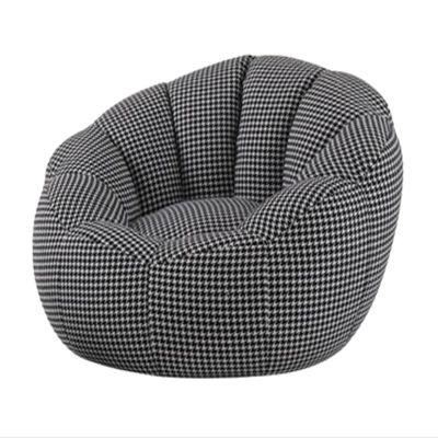 LoKori Lazy Sofa Lounger Bean Bag Chair Cover, Petal-Shaped Bean Bag Chair for Adult (No Filler),Bean Bags Storage Bag Footstool Cover for Plush Toy Organizer,G-95 * 75cm