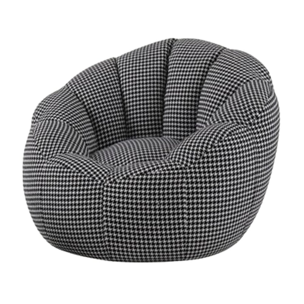 LoKori Lazy Sofa Lounger Bean Bag Chair Cover, Petal-Shaped Bean Bag Chair for Adult (No Filler),Bean Bags Storage Bag Footstool Cover for Plush Toy Organizer,G-95 * 75cm