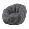 LoKori Lazy Sofa Lounger Bean Bag Chair Cover, Petal-Shaped Bean Bag Chair for Adult (No Filler),Bean Bags Storage Bag Footstool Cover for Plush Toy Organizer,G-95 * 75cm view 1