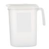 1.8L Plastic Kitchen Fridge Door Jug with Lid Water Fruit Juice Milk Drinks Pitcher Outdoor Summer Cocktail Container with Pour Spout and Handle. view 4