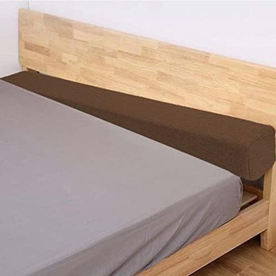 Bed Gap Filler, Mattress Extender for Full/Twin/Queen/Cal King/King Size Bed, Headboard Pillow Between Headboard and Mattress or Wall, High-Density Sponge with Removable Cover(#4,71x4x10in/180x10x25cm