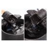 Fountain Tabletop Desktop Waterfall Fountain Ceramic Tabletop Water Fountain Feature Zen Feng Shui Tabletop Fountain, Mock bamboo design, for Indoor and Outdoor Home Decoration Table Desktop Office, H view 2