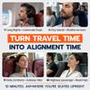 bullbird Neck Pillow for Travel - Ergonomic Memory Foam Design - Comfortable Cervical Support for Airplane, Car & Home - Compact & Portable with Carry Bag - White view 3