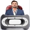 bullbird Neck Pillow for Travel - Ergonomic Memory Foam Design - Comfortable Cervical Support for Airplane, Car & Home - Compact & Portable with Carry Bag - White view 4
