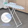 Fukursul Full-Size Foldable Ironing Board, 42 inch Extended Ironing Surface with Heat-Resistant Cover, Portable Household Ironing Board for Efficient Clothing Care Neon view 2