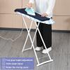 Fukursul Full-Size Foldable Ironing Board, 42 inch Extended Ironing Surface with Heat-Resistant Cover, Portable Household Ironing Board for Efficient Clothing Care Neon view 3
