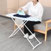 Fukursul Full-Size Foldable Ironing Board, 42 inch Extended Ironing Surface with Heat-Resistant Cover, Portable Household Ironing Board for Efficient Clothing Care Neon view 4