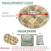 BLLMTEAR Round Chair Pad 16x16 /18x18/20x20In Indoor & Outdoor Chair Cushions Seat Cushion for Patio Furniture Patio Cushions for Kitchen Dining Office Chairs(6#,2pcs:20in/50cm) view 3