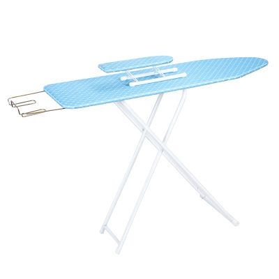 Full Size Ironing Board, Table Top, Height Adjustable, Foldable, 42 Inch with Heat-Resistant Cover (Blue)
