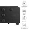 Modway Sonnet Retro Curved Sideboard in Black  57 Inch Modern Buffet Cabinet with Circle Knobs  Credenza Cabinet with 3 Drawers  TV Stand Media Cabinet for Living Room, Home Office, Lounge Area view 4
