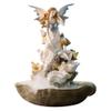 Fountain Tabletop Indoor Tabletop Waterfall Fountain Tabletop Fountain Angel Lily Flower Water Fountains Office Desk Decoration Fountain Indoor Atomization Desktop Fountains Meditation Fountain view 1