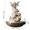 Fountain Tabletop Indoor Tabletop Waterfall Fountain Tabletop Fountain Angel Lily Flower Water Fountains Office Desk Decoration Fountain Indoor Atomization Desktop Fountains Meditation Fountain view 2