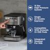 Black+Decker Semi-Automatic 15 Bar Espresso and Cappuccino Maker, Versatile Machine with Ability to use Grounds or ESE Pods to Make Your Perfect Cup of Coffee view 2