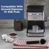 Black+Decker Semi-Automatic 15 Bar Espresso and Cappuccino Maker, Versatile Machine with Ability to use Grounds or ESE Pods to Make Your Perfect Cup of Coffee view 4