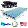 Foamma 12 x 24 x 96 Truck, Camper, RV Travel Visco Gel Memory Foam Bunk Mattress Replacement, Made in USA, Comfortable, Travel Trailer, CertiPUR-US Certified, Cover Not Included view 2