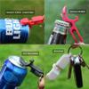 Beer Shotgun tool bottle opener keychain - 2 pack - Light Blue - beer shotgunning tool - great for parties, party favors, gift, drinking accessories view 3