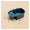 LPSFC Draining Rack Drain Basket Kitchen Strainer Drain Vegetable Fruit Strainer Basket Suction Cup Sponge Rack Storage Tool Sink Shelf Storage Rack Drainage Rack(D) view 2