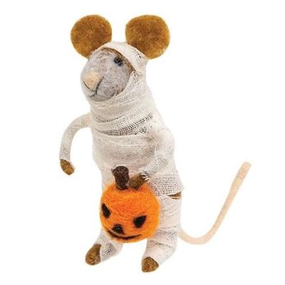 Bright Ideas Felted Mummy Mouse Ornament