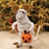 Bright Ideas Felted Mummy Mouse Ornament view 2