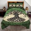 INIWAN Personalized Celtic Tree of Life Black Quilt - Viking Theme for Bedroom Decor - Full Size (Viking Tree of Life) view 1