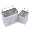 DJFKDYHPE Utensil Caddy Stainless Steel Kitchen Tableware Storage Basket Chopsticks Box Square Durable Durable Practical Convenient Tool Pen Holder Racks(Double Grid) view 3