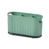DJFKDYHPE Utensil Caddy Chopsticks Basket Shelf Wall Mounted Pen Holder Racks(Green) view 1