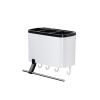 DJFKDYHPE Utensil Caddy Multifunctional Kitchen Storage Rack Wall-Mounted Hollow Drain Chopstick Holder Rag Rack Pen Holder Racks view 1