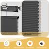 DOING-X Top Down Bottom Up Cellular Shades for Indoor Window, No Drill No Tool Cellular Blinds Light Filtering Honeycomb Shades, Color-Matched Fabric Solar Window Shades,39" W x 39" H,Black view 3