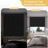 DOING-X Top Down Bottom Up Cellular Shades for Indoor Window, No Drill No Tool Cellular Blinds Light Filtering Honeycomb Shades, Color-Matched Fabric Solar Window Shades,39" W x 39" H,Black view 4
