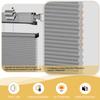 DOING-X Top Down Bottom Up Cellular Shades for Indoor Window, No Drill No Tool Cellular Blinds Light Filtering Honeycomb Shades, Color-Matched Fabric Solar Window Shades,38.5" W x 39" H,Gray view 3