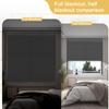 DOING-X Top Down Bottom Up Cellular Shades for Indoor Window, No Drill No Tool Cellular Blinds Light Filtering Honeycomb Shades, Color-Matched Fabric Solar Window Shades,38.5" W x 39" H,Gray view 4