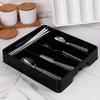 Drawer Tray Spoon Forks Cutlery Separation Finishing Rack Storage Box view 2