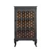 YNWDBY Sideboard Buffet Cabinet Nordic Retro Black Wine Cabinet Display Cabinet Home Living Room Old Glass Tableware Cabinet Storage Cabinet Kitchen Storage Cabinets view 1